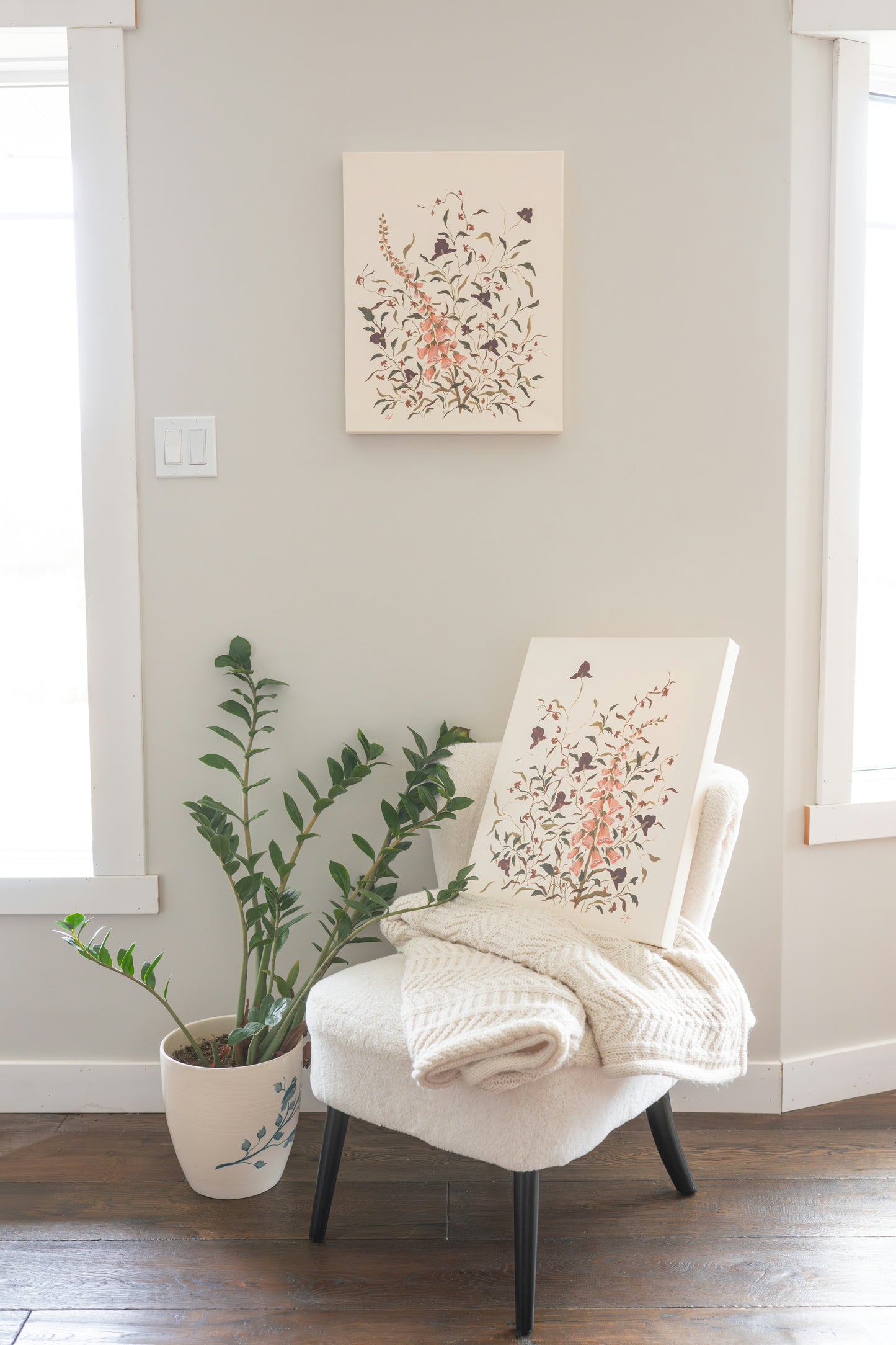 Where I Wander: Where She Tends 16x20 in