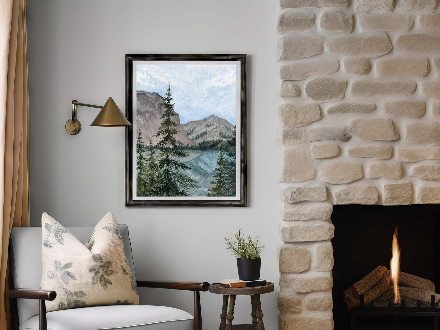 "Tranquil Waters" A Heart of the Mountain Print