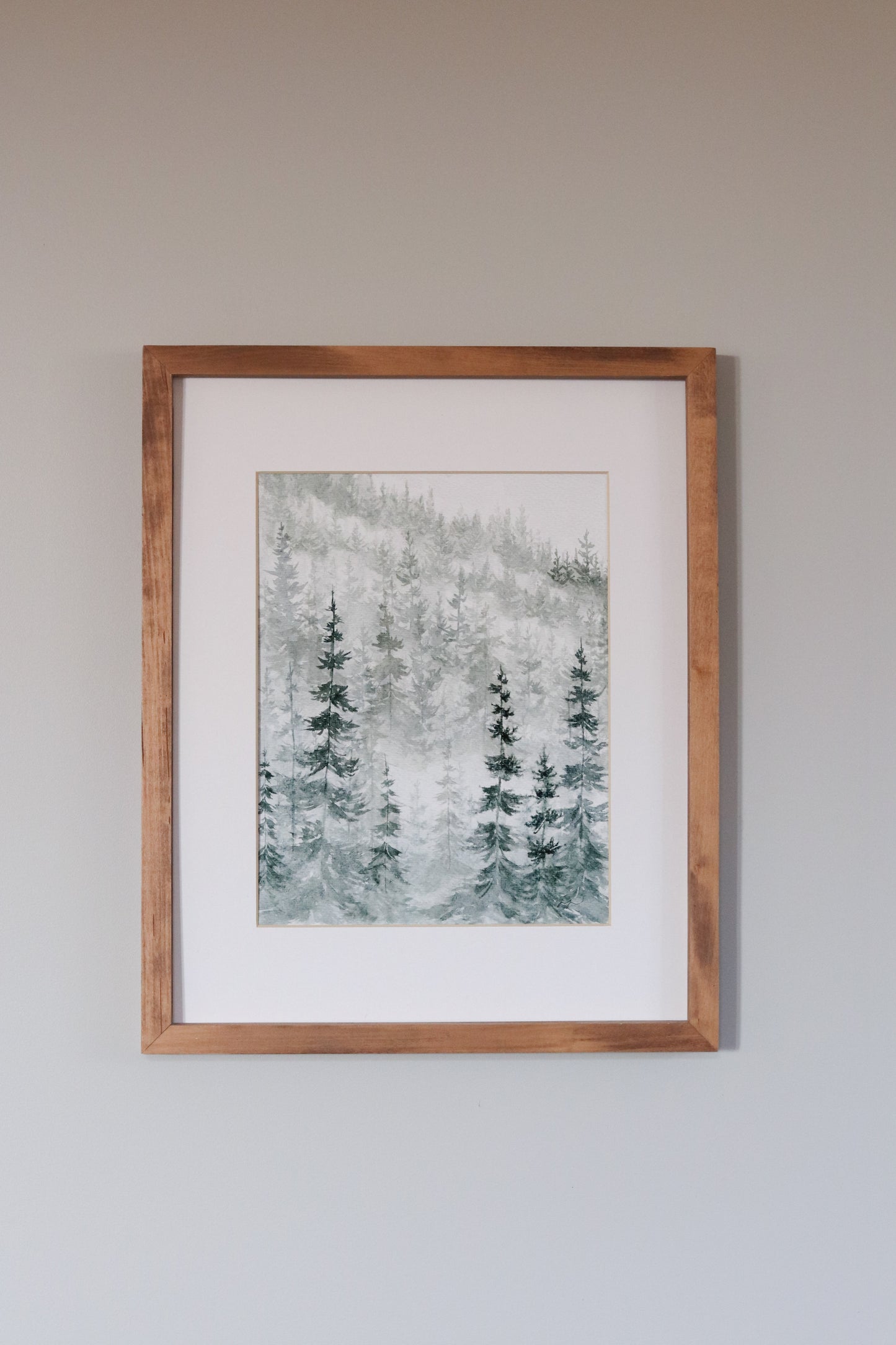 Misty Mountain Print