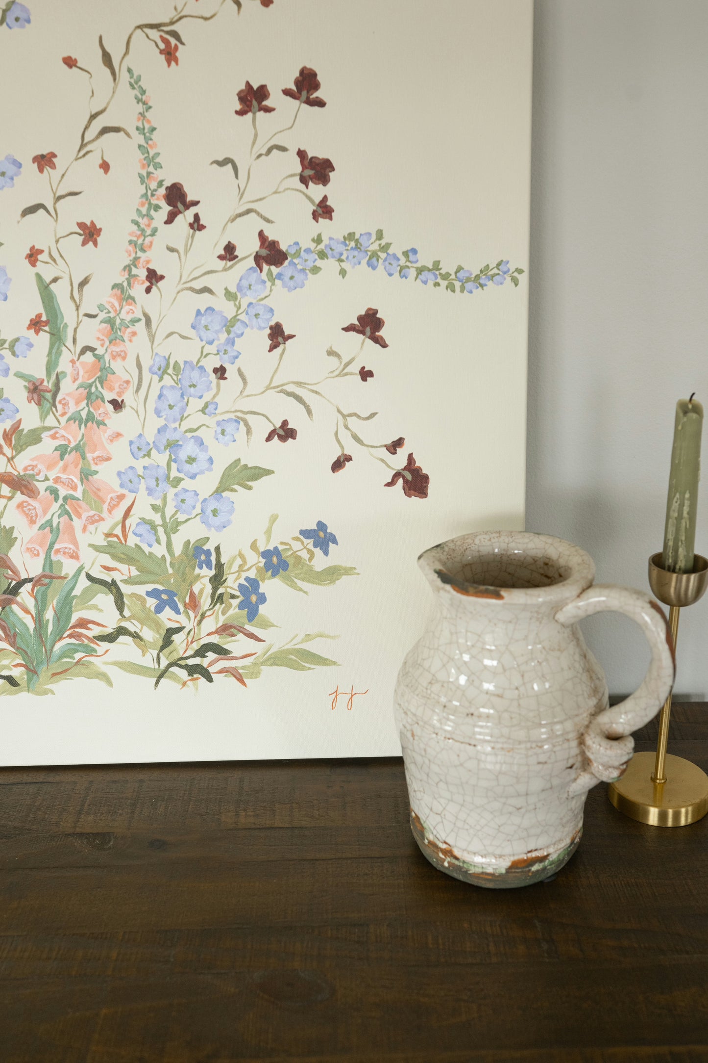 Where I Wander: Tended and Wild 36x48 in