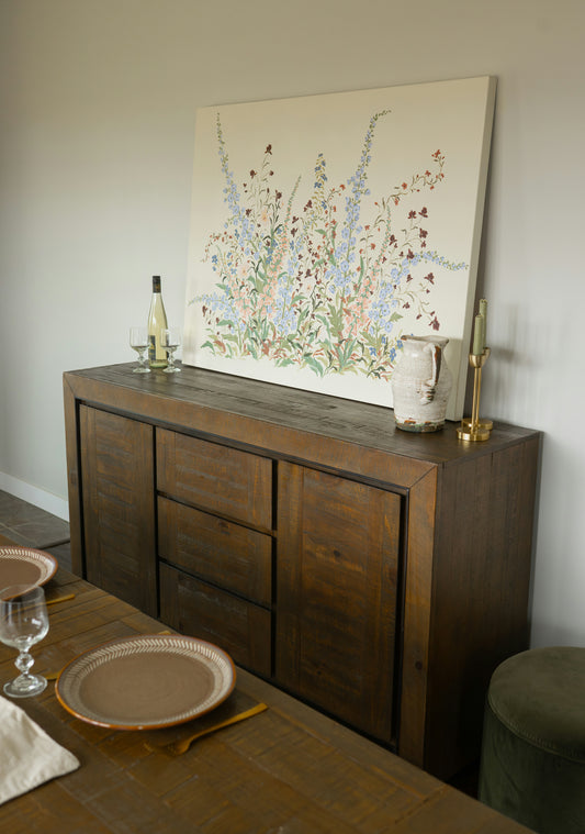 Where I Wander: Tended and Wild 36x48 in