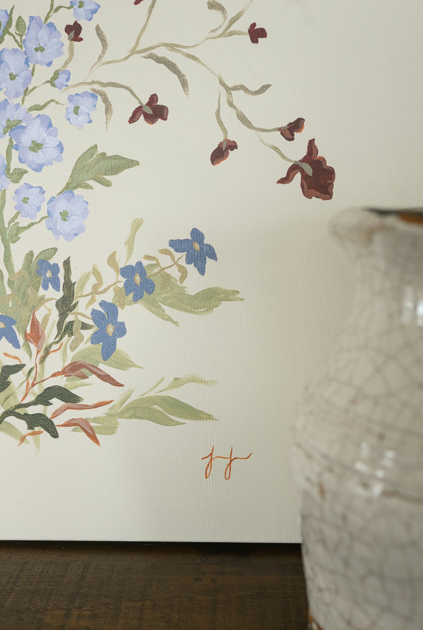 Where I Wander: Tended and Wild 36x48 in