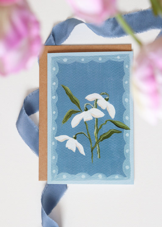 Snowdrops and Sunshine Card