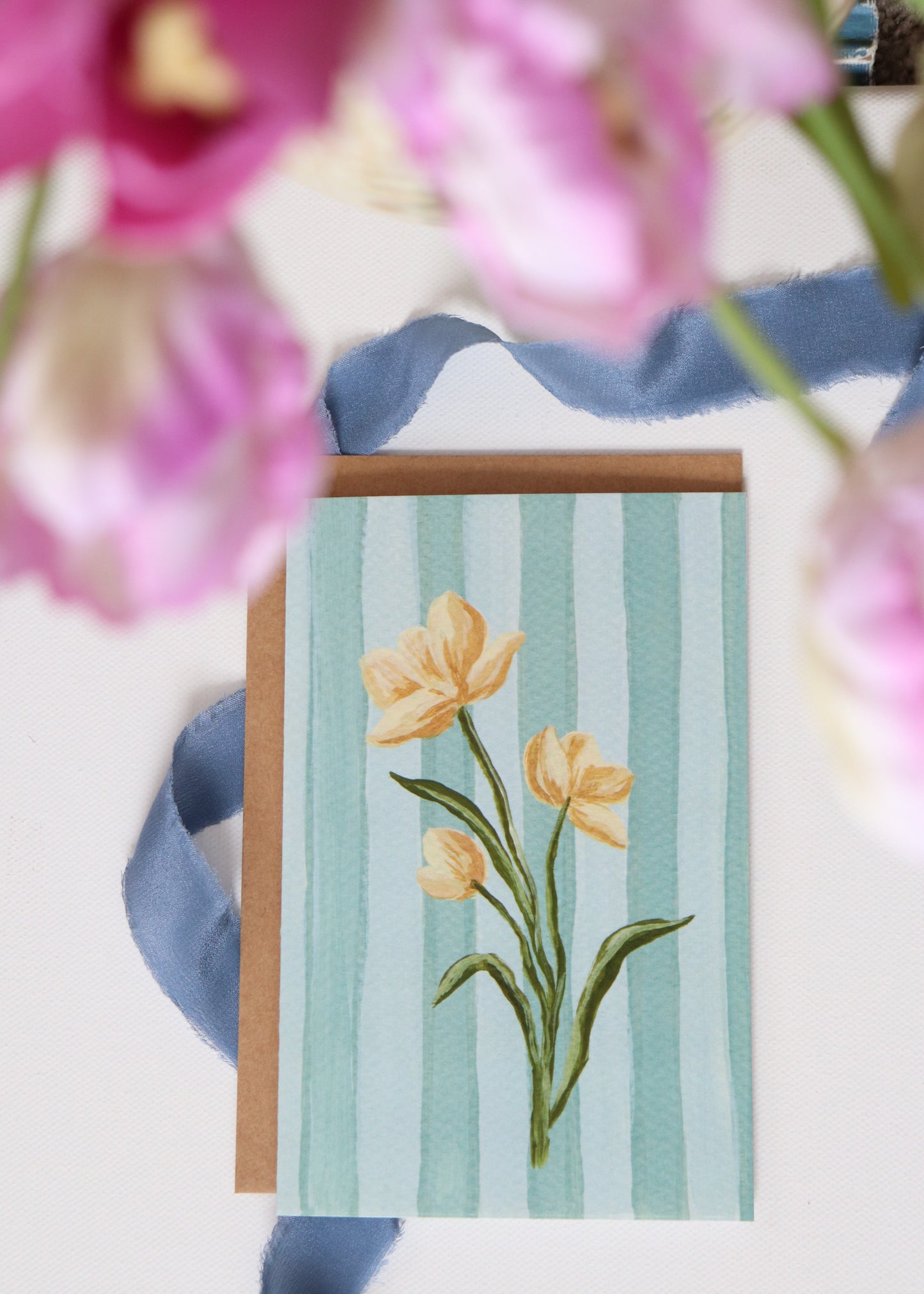 Golden Blooms Card