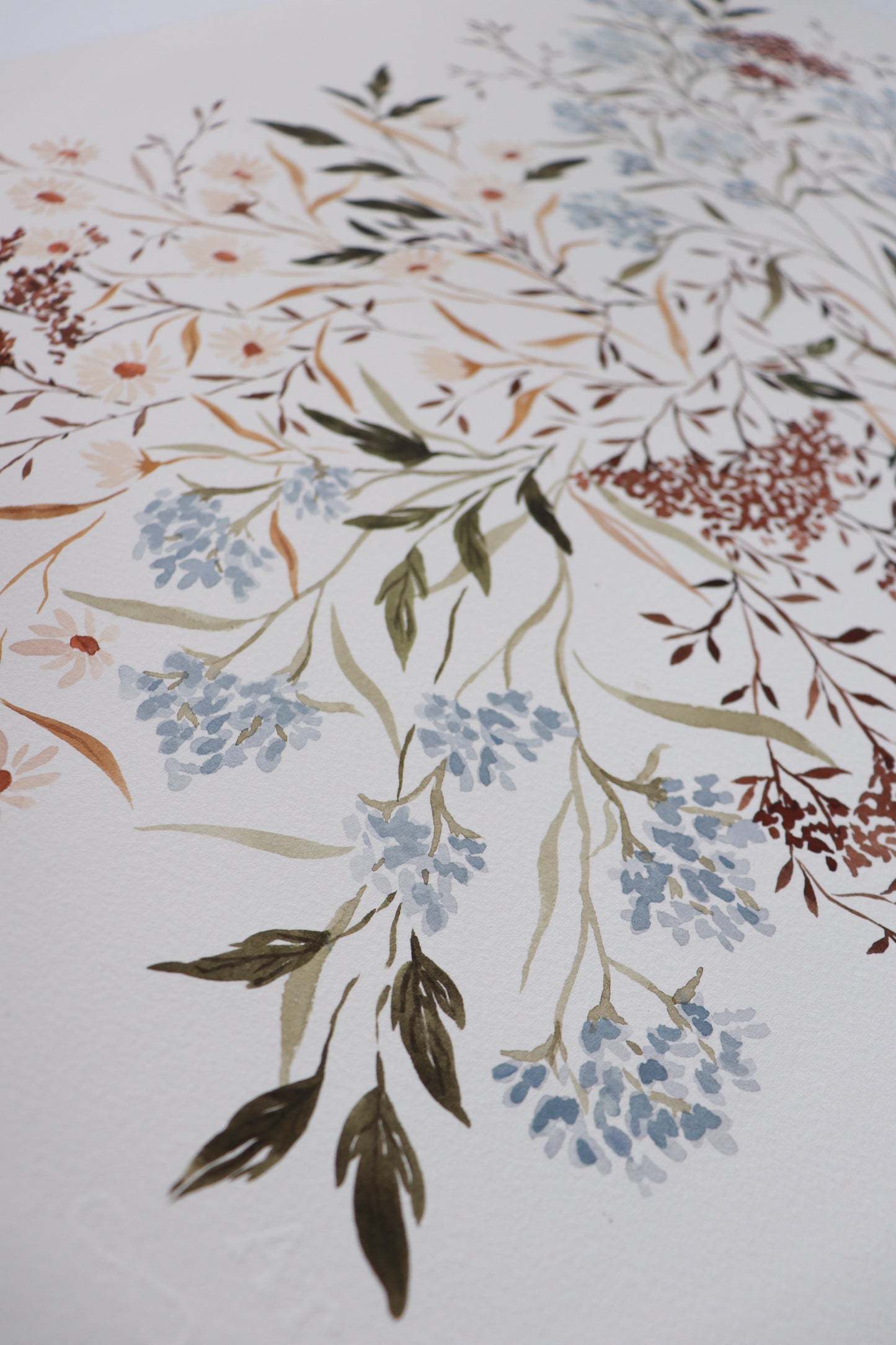 A Whimsy Daydream: Where Flowers Wander 16x20