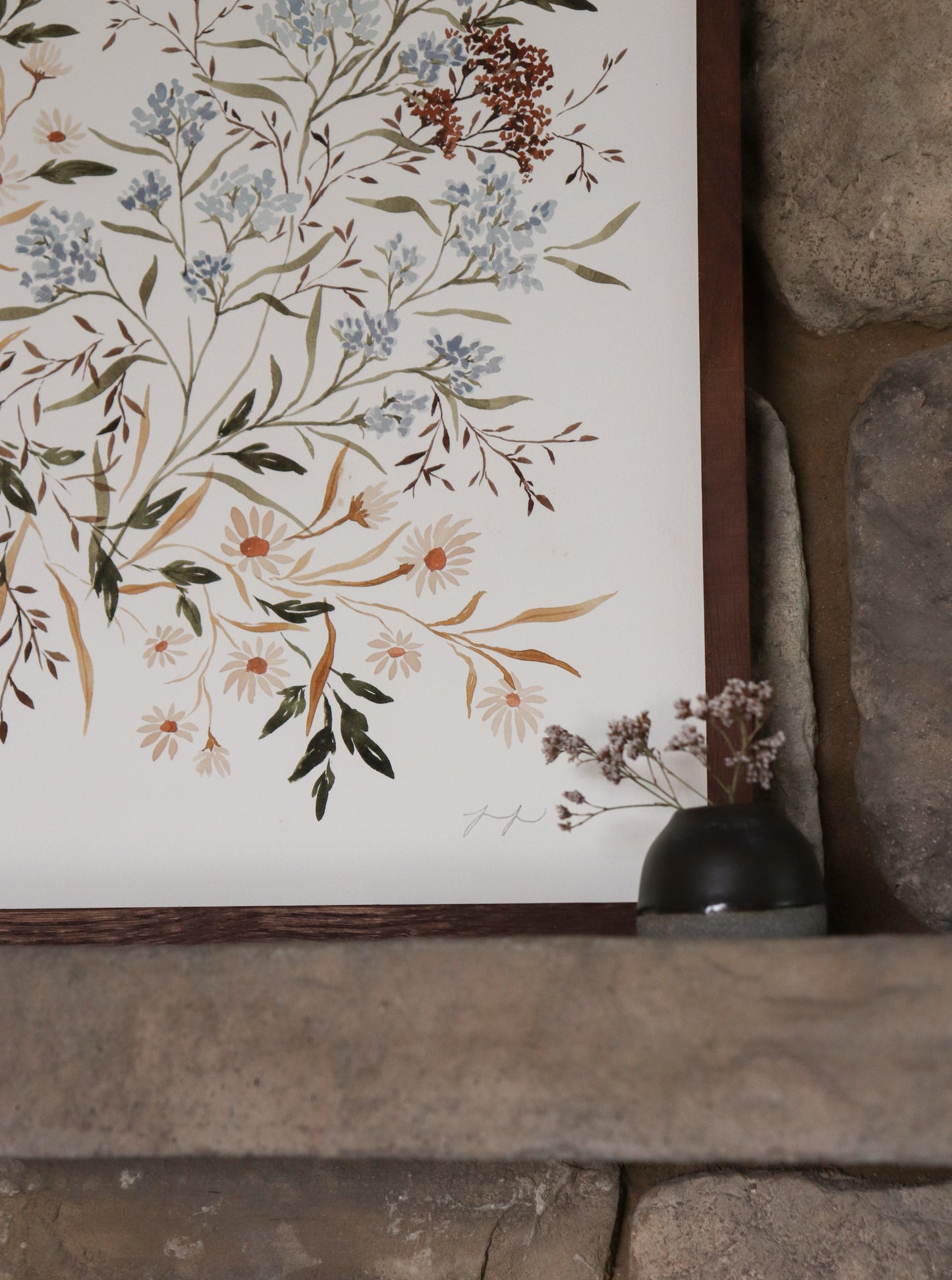 A Whimsy Daydream: Where Flowers Wander 16x20